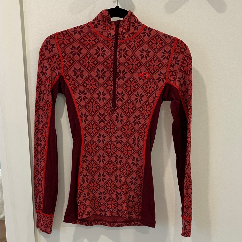 Kari Traa Half-Zip Wool Baselayer